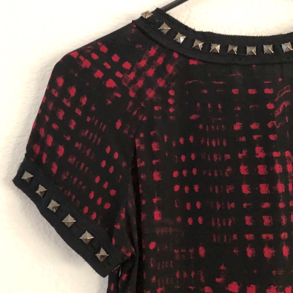 Isabel Marant Etoile Trash Rouge Silk Dress Sz. 1 - Picture 12 of 16